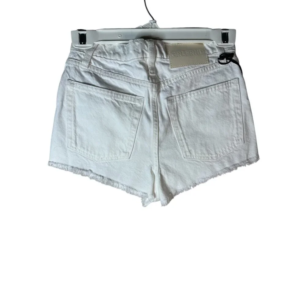 GRLFRND Kyla Hot Shorts in Amarillo Fray 23 Womens Denim Jeans